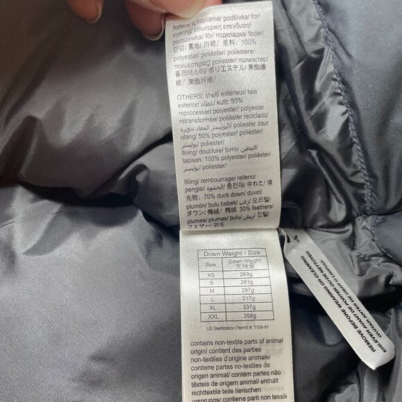 Calvin Klein Long Down Puffer Jacket sz XS - Picture 9 of 15
